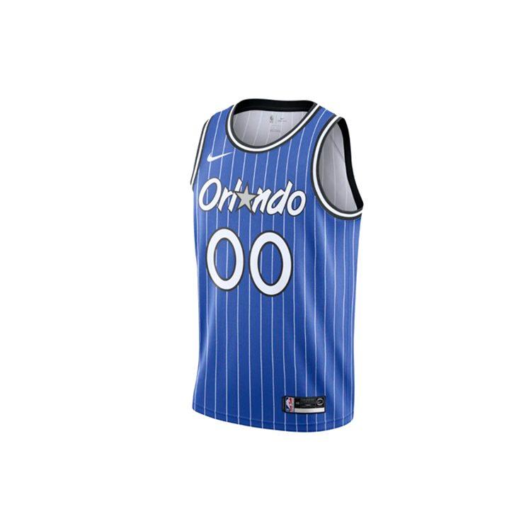 Nike Баскетбольная форма для фанатов Magic Гордон Мужская Синяя AJ1973-482