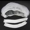 100pcs Disposable Caps Chef Hat For Restaurant Kitchen Hotel Home
