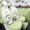 Cute 2023 Panda Mini Seat Cover for Women - All-Season, Full Coverage Car Cushion