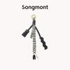 Songmont Tiger Tooth Woven Charm: Designer-Style Versatile Bag Accessory