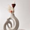 AS60-Flower Arrangement 2 Piece Hug Nordic Simple White Vase Style Flower Ornamentation High-End Design