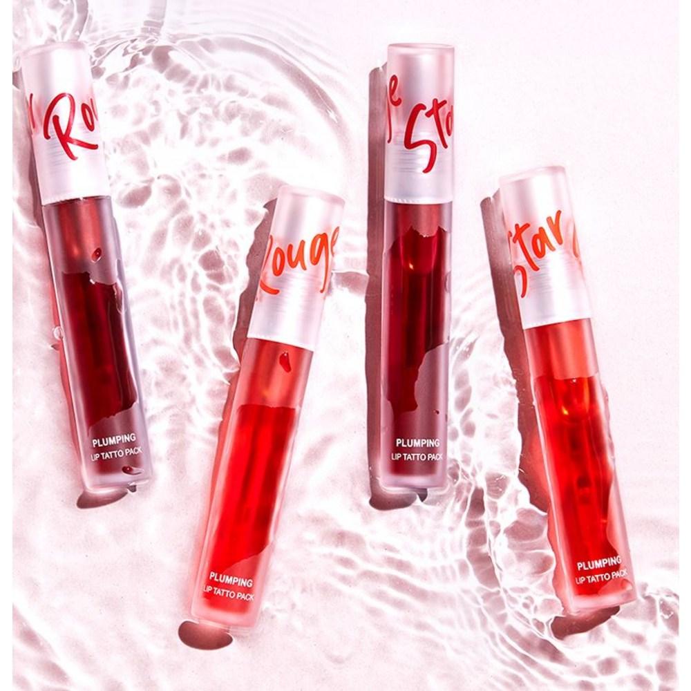 Catherine Rouge Star Plumping Lip Tattoo Pack 5 г, 1 упаковка, насыщенный красный