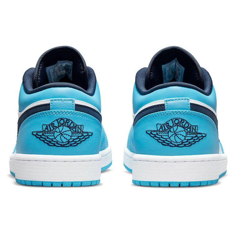 Air Jordan 1 Low UNC Men Sneakers Blue White University-Blue 553558-144