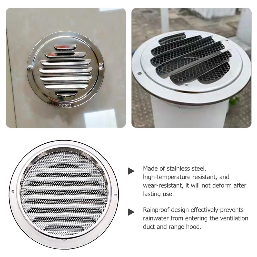 Chimney Vent Hood Smoke Tube Accessory Air Wind Exhaust Fan Protector Outdoor Dryer Vents Windproof