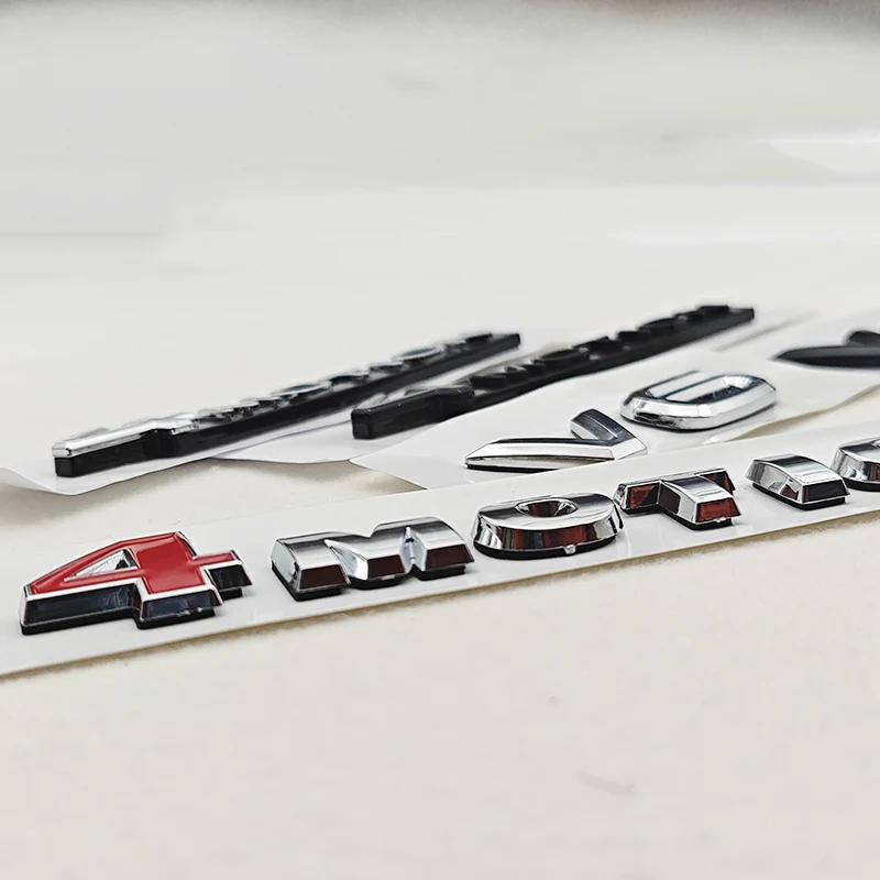 3D ABS Car Letters Logo 4Motion V6 Rear Trunk Badge Emblem Sticker Decals For VW Tayron Golf MK4 5 Tiguan 4MOTION V6 Accessories LL6