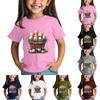 Футболки для малышей, девочек и мальчиков, детские футболки с короткими рукавами и принтом для мальчиков и девочек 2-12 лет