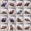 Cartoon Sports Motorcycle Racing Rider Pattern Series Pillow Cover Suitable for Home Room Bedroom Sofa Pillow Cover