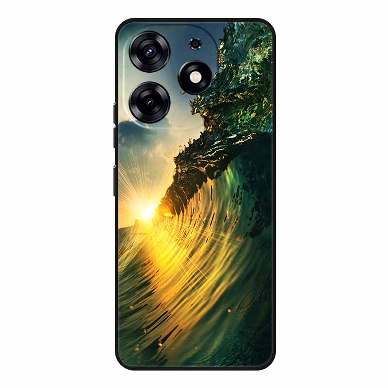 Милые Животные Мягкий Силиконовый TPU Чехол для Телефона Tecno Spark 20 Pro - Легкий и Ударопоглощающий Защитный Задний Чехол