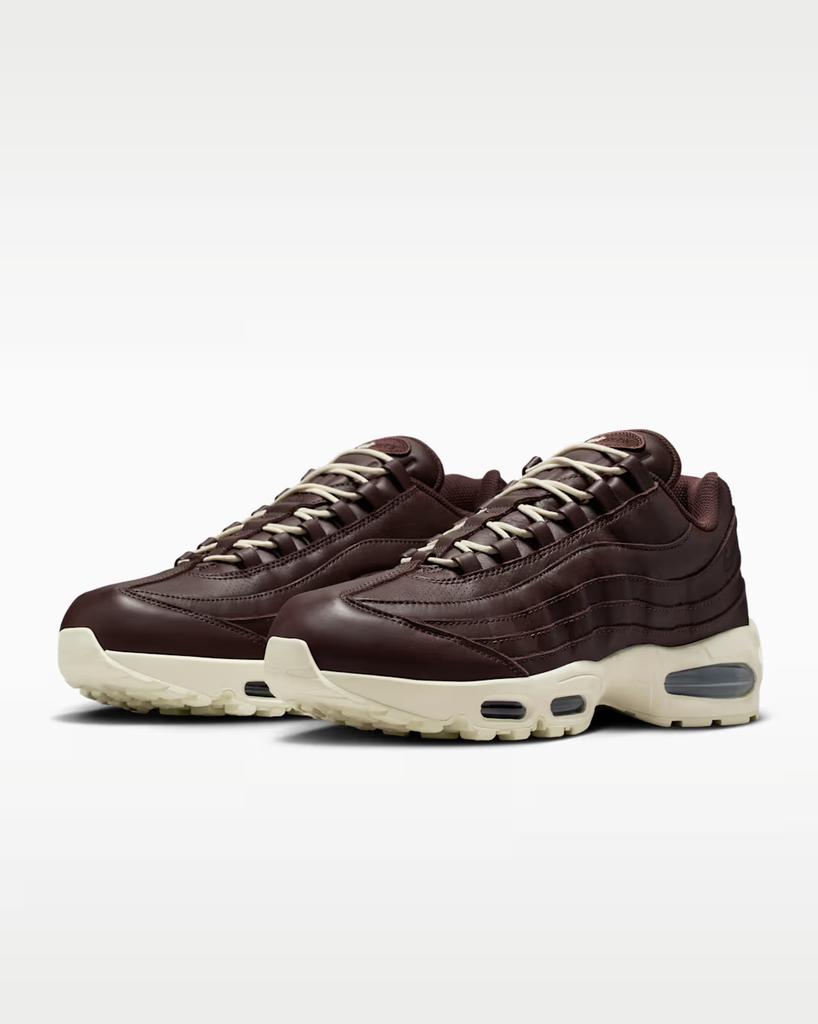 IM0696-200 Nike Air Max 95 Big Bubble Кожаный Барокко Коричневый Черный (Мужской)