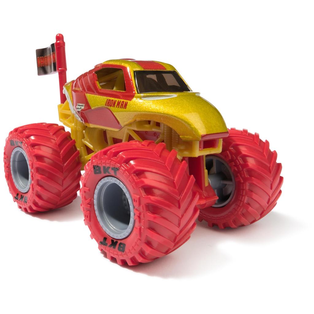 Monster Jam, Official Marvel Iron Man Monster Truck, Die Cast Vehicle, 1:64 Scale, Superhero Kids Toys, for Boys Ages 3+