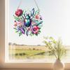 Acrylic Special Shaped Abstract Pattern Diamond Painting Hanging Decorations Rhinestone Diamond Art Window Pendants for Beginner