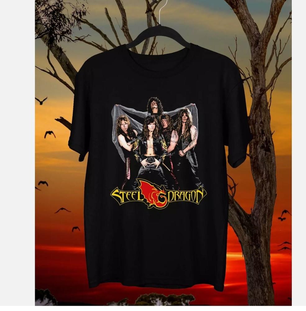 NEW Steel Dragon Band Music Gift For Fan Black All Size Shirt Unisex T-Shirt