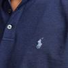 Polo Ralph Lauren Solid Logo Embroidered Slim Fit Polo Shirt Long Sleeve Мужские топы Deep-Blue MNPOKNI16821472-410
