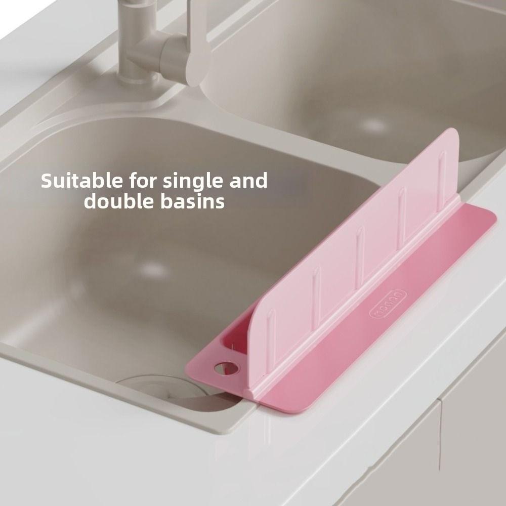Reusable Sink Splash Guard Anti-splash Sink Storage Rack Water Blocking Board  Kitchen Gadgets
