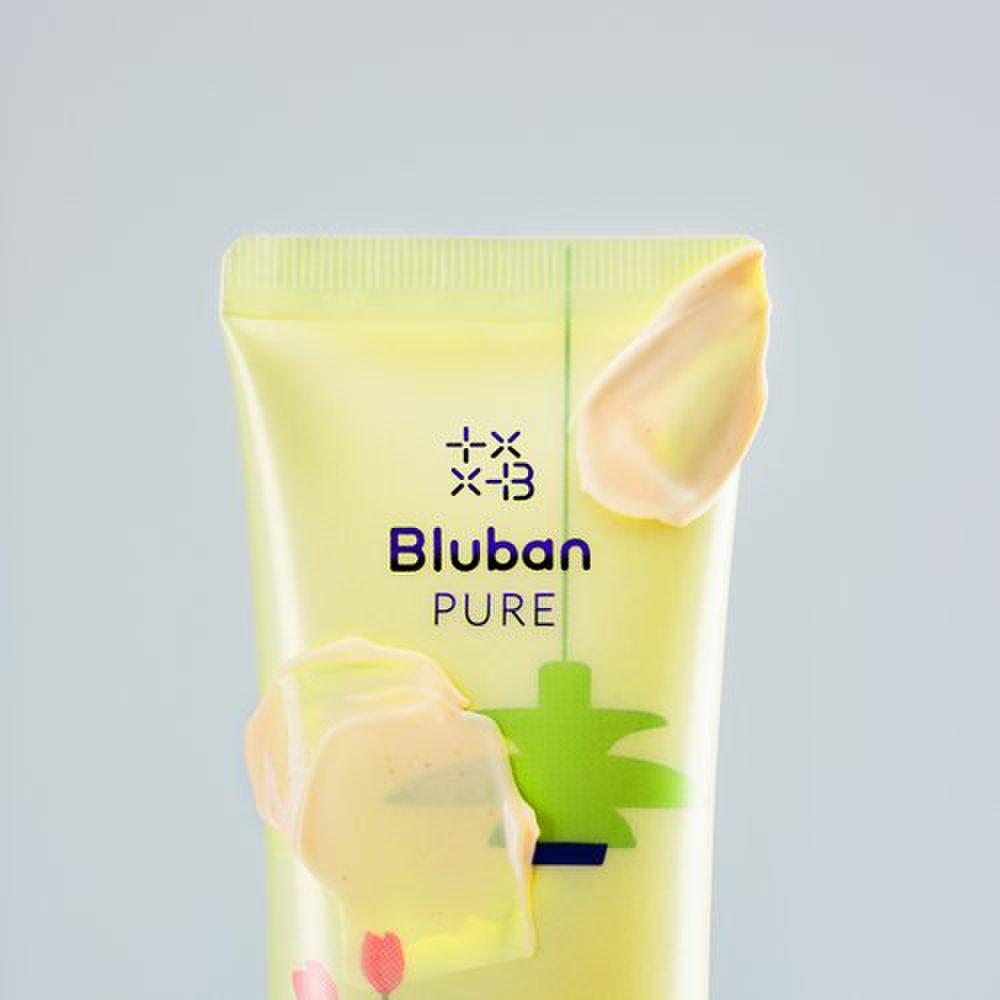 BLUBAN Pure Sun Cream 50 мл, SPF50+ PA++++ / Блокировка УФ-излучения и синего света