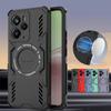 Для Realme 14 5G Чехол Крышка OPPO Realme 14 5G Capas Ударопрочный Кольцевой Магнитная Адсорбция Беспроводная Зарядка Задняя Крышка Fundas Realme 14