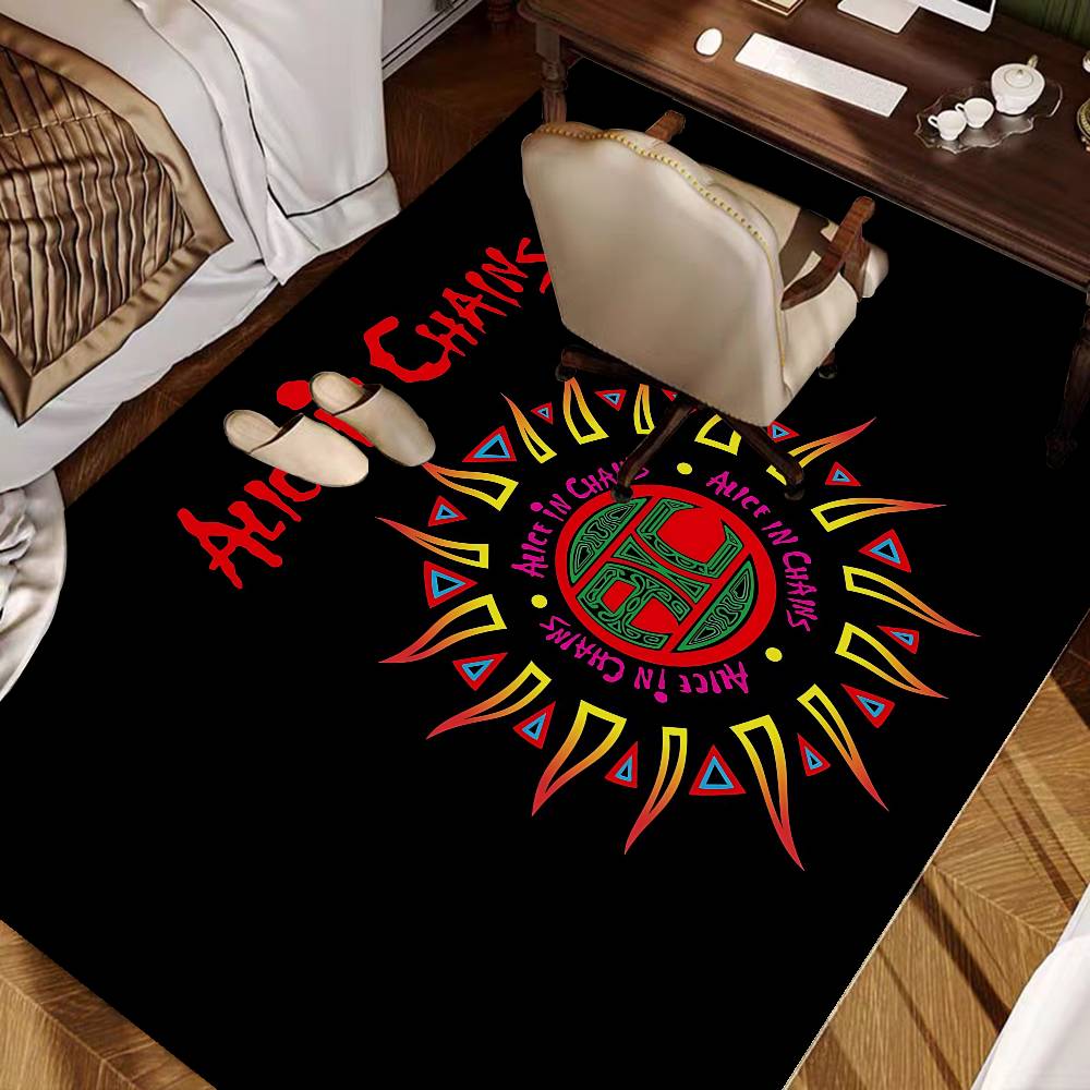 Classic Band A-Alice I-In C-Chains Door Mat Washable Non-Slip Living Room Sofa Chairs Area Mat Kitchen Doormat Area Rug