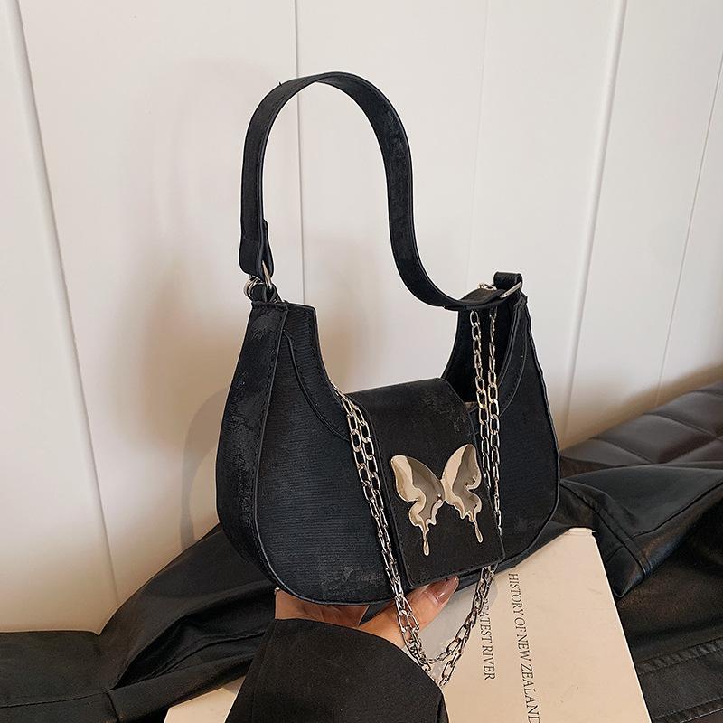 Универсальная сумка через плечо Niche Design, женская сумка на весну и лето, сумка подмышкой, нежная текстура, сумка на цепочке