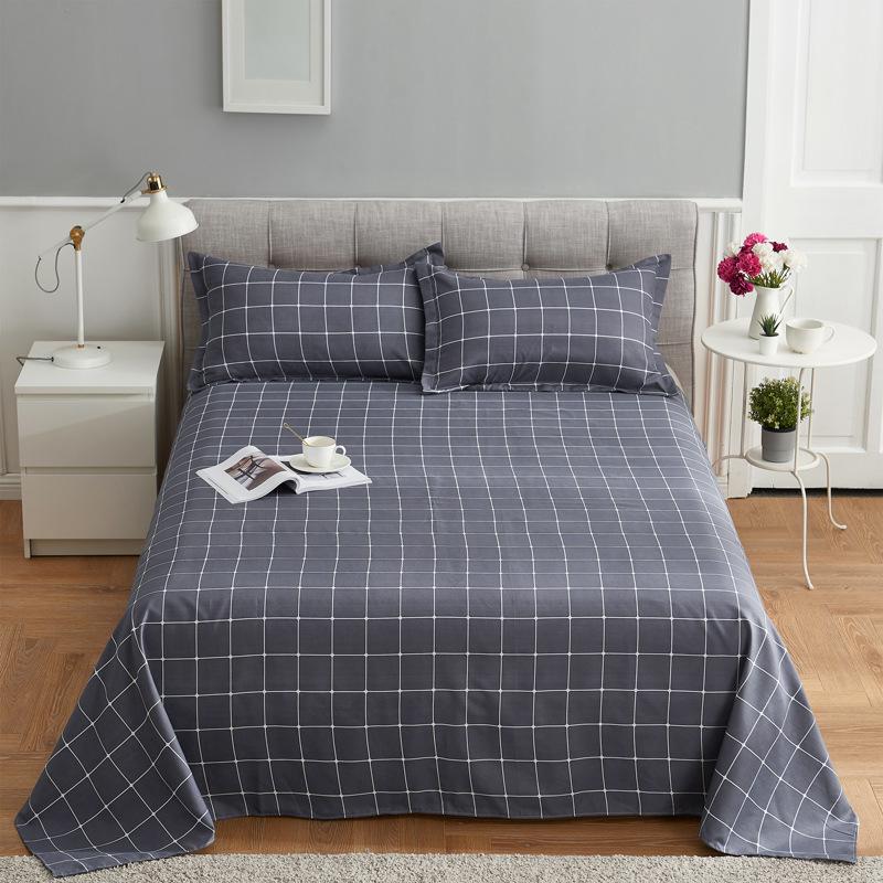 Brushed Duvet Cover & Sheet Set for Single/Double Beds - Ideal for Student Dorms