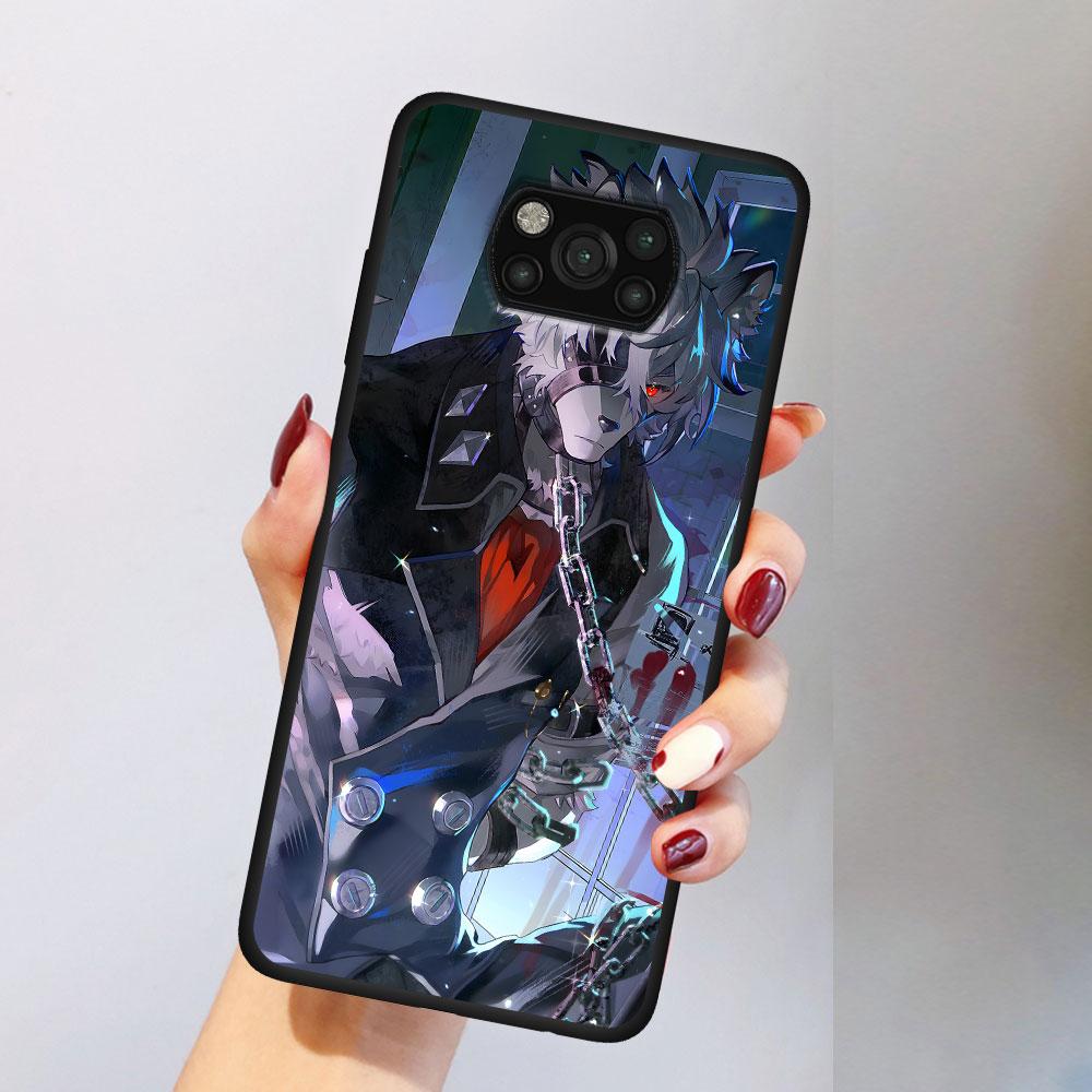 Чехол Von Lycaon Zenless Zone Zero для Xiaomi Poco X6 X3 NFC M5s X5 F3 M4 M3 Pro Черный Силиконовый Мягкий Чехол для Телефона Coque