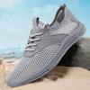Модные дышащие мужские повседневные туфли летние сетчатые туфли модные открытые балетки легкие мужские кроссовки нескользящая обувь для отдыха и прогулок