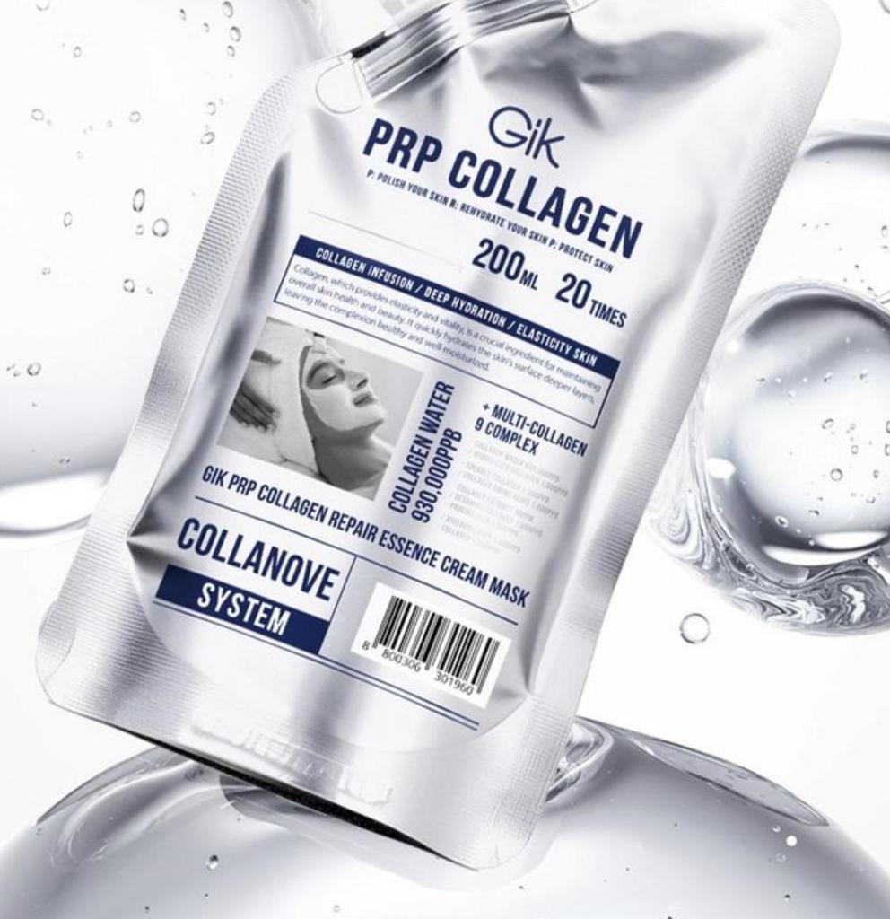GIK PRP Collagen Repair Sleeping Mask Cream Firming & Hydrating 30ml Night Moisturizer Elasticity Pack