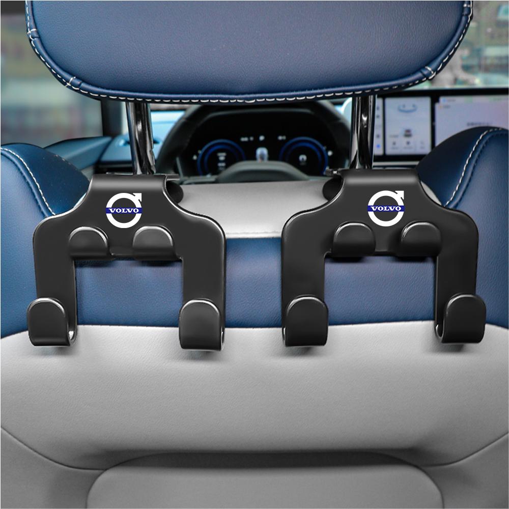 Car Seat Headrest Hook Hanger Storage Organizer Universal for Volvo V50 S80 XC60 V90 XC90 S60 C40 RDESIGN V70 V60 S80 S40 T6 C30