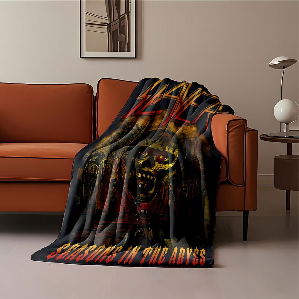Slayer Skull Art Blanket for all seasons blanket lunch break throw gift