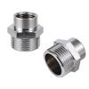 Silver M18 To 1/2" 3/4" Male Thread Adapter 18mm Thread Connector For Faucet Conversion Repair Tap Pump Purifier Accessories