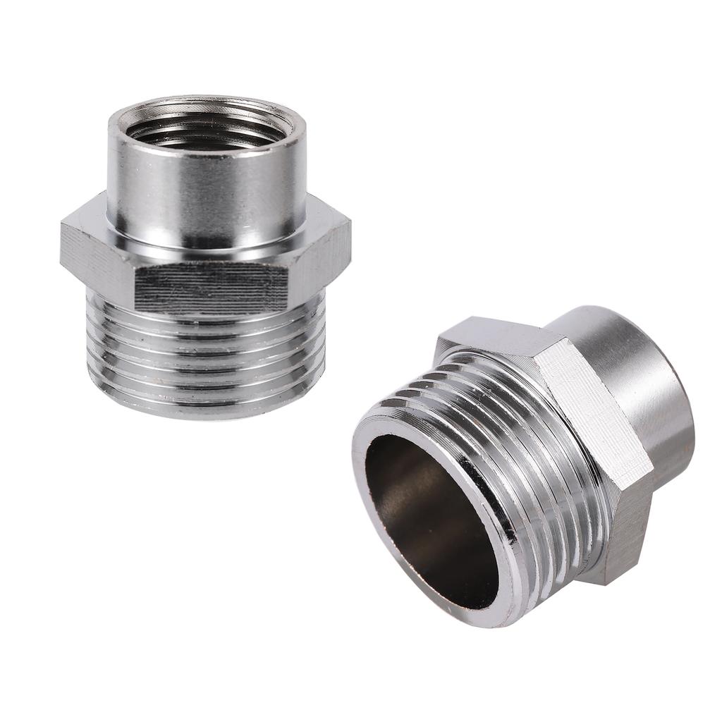 Silver M18 To 1/2" 3/4" Male Thread Adapter 18mm Thread Connector For Faucet Conversion Repair Tap Pump Purifier Accessories