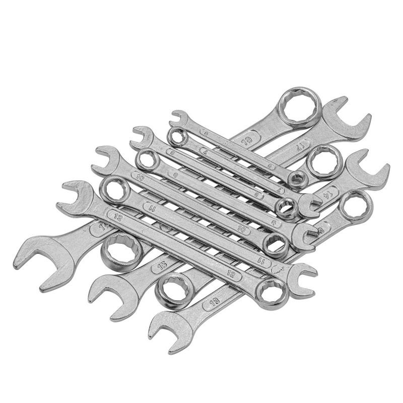 Set of 6-19mm combination wrenches 12 pieces