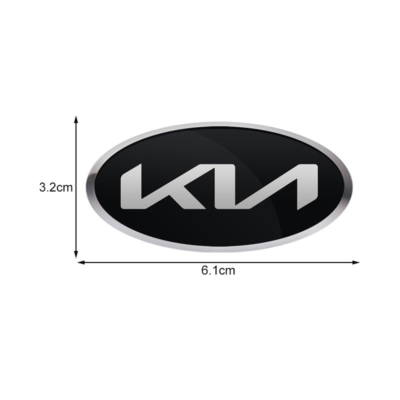 2026 Hot Car Sticker 1pcs ABS Car Styling Steering Wheel Center Emblem Badge Sticker For KIA Ceed Rio Sportage R K2 K3 K4 K5 K6 