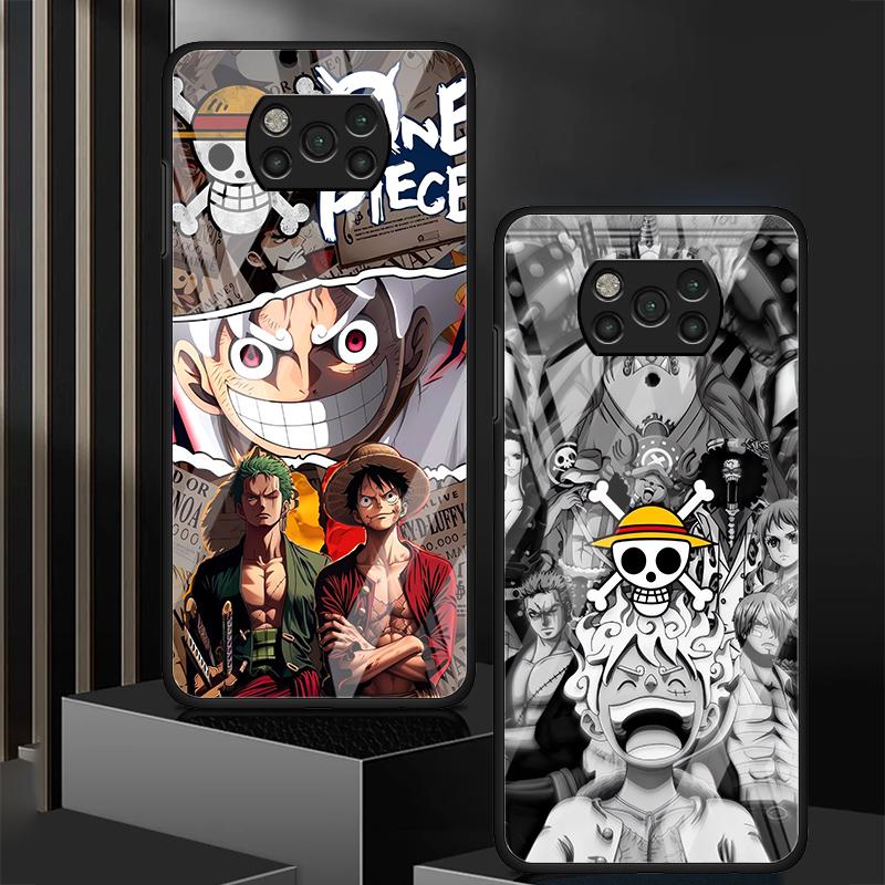 Аниме Чехол OneS P-ieceS для Xiaomi Poco F4 F3 X7 Pro X4 X5 F5 X3 Pro C40 X6 M3 M4 M5 Чехол для телефона