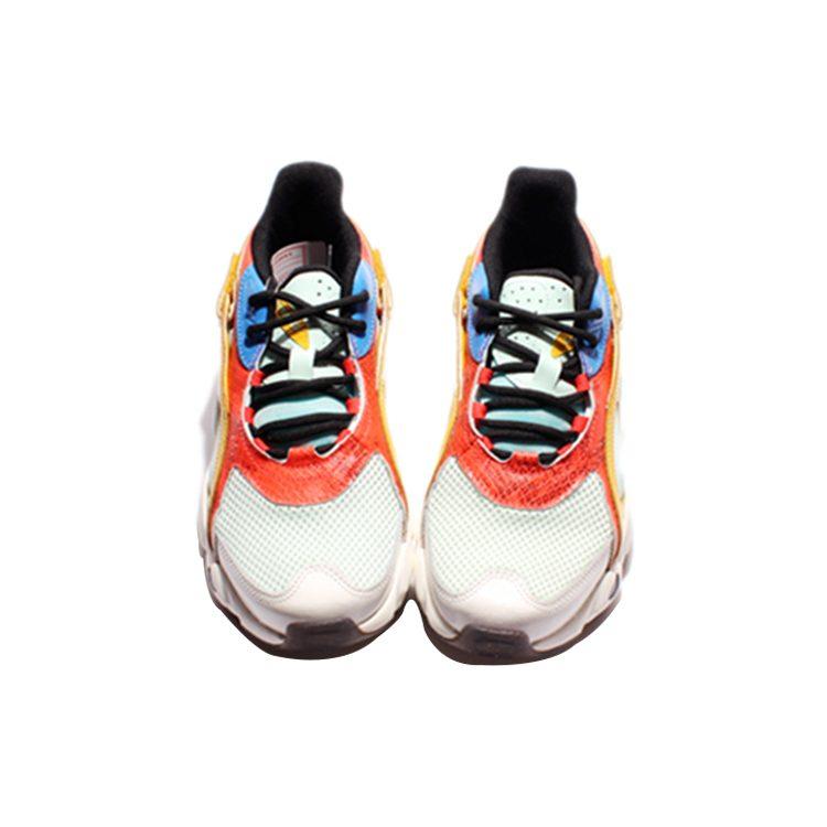 Li Ning Butterfly Нескользящие Износостойкие Низкие Массивные Кроссовки Мужские Красный Желтый AGLN069-16