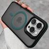 Матовый полупрозрачный чехол-броня 16E с магнитом для iPhone 16E 14 13 11 12 15 16 Pro Max 15 Plus Magsafe Противоударный Жесткий Чехол