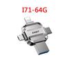 EAGET I71 USB-накопитель 3-в-1 с несколькими интерфейсами