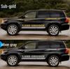 Персонализированные полосы на кузов автомобиля Toyota Land Cruiser