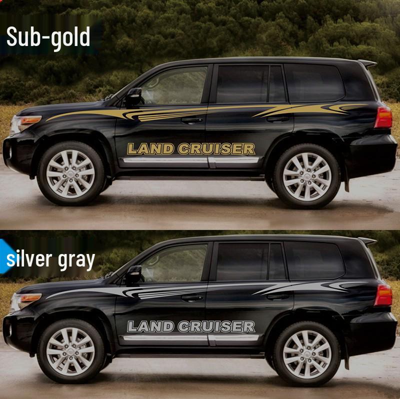 Персонализированные полосы на кузов автомобиля Toyota Land Cruiser