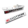 3D Metal 4 MOTION Front Grille Badge Sticker Car Rear Trunk Body Emblem for GOLF Polo Tiguan Jetta Car Styling