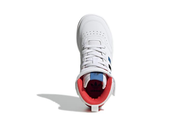adidas Originals Drop Step 360 C Удобные Высокие Детские Скейтбордические Кроссовки Белые Детские H05618