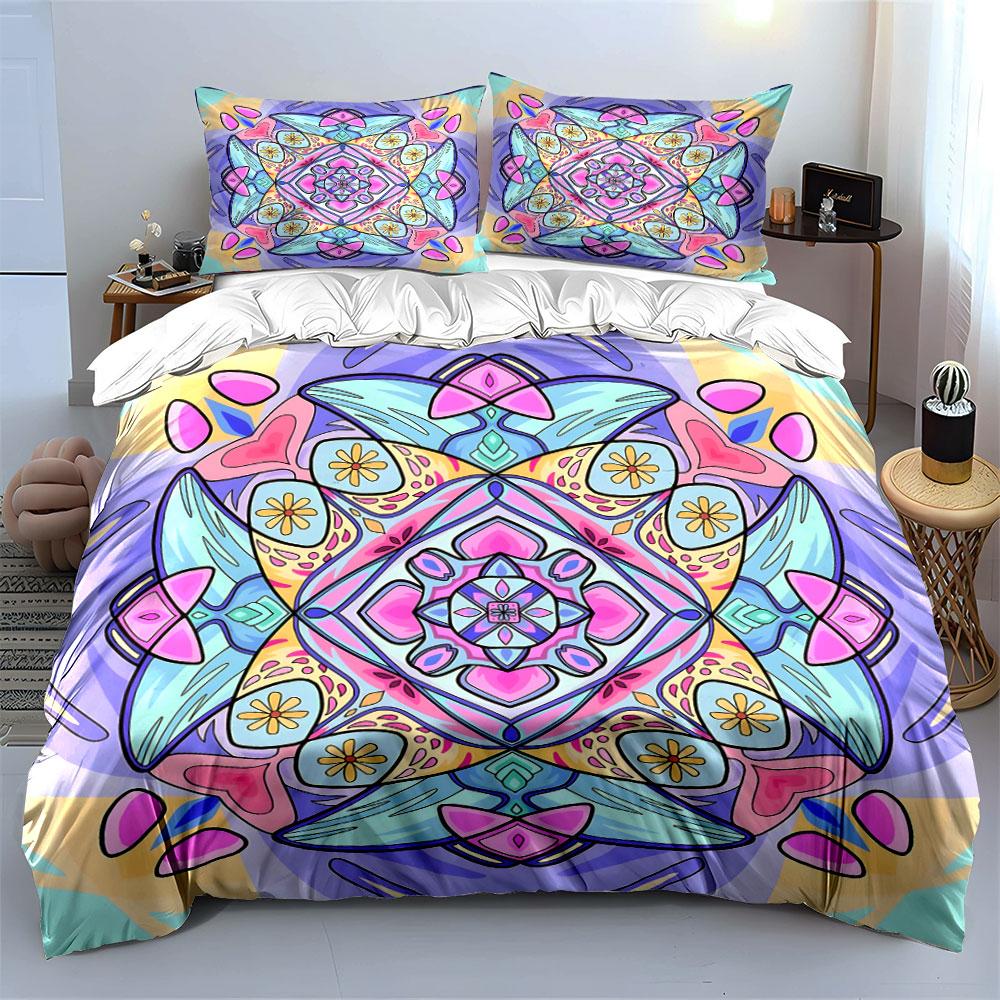 Dreamy Kaleidoscope Whimsy Bedding sets Duvet covers Pillowcases(1* Duvet Cover 2* Pillowcases without duvet insert)