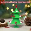 3D Printing Rotating Christmas Tree Fun Dancing Christmas Tree Decorations Gifts Desktop Decor Ornament Stress Relieving Toys