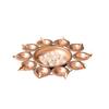 Подсвечник-дия, Circular Diya Thali with 10 Attached Deepaks,  Nestroots