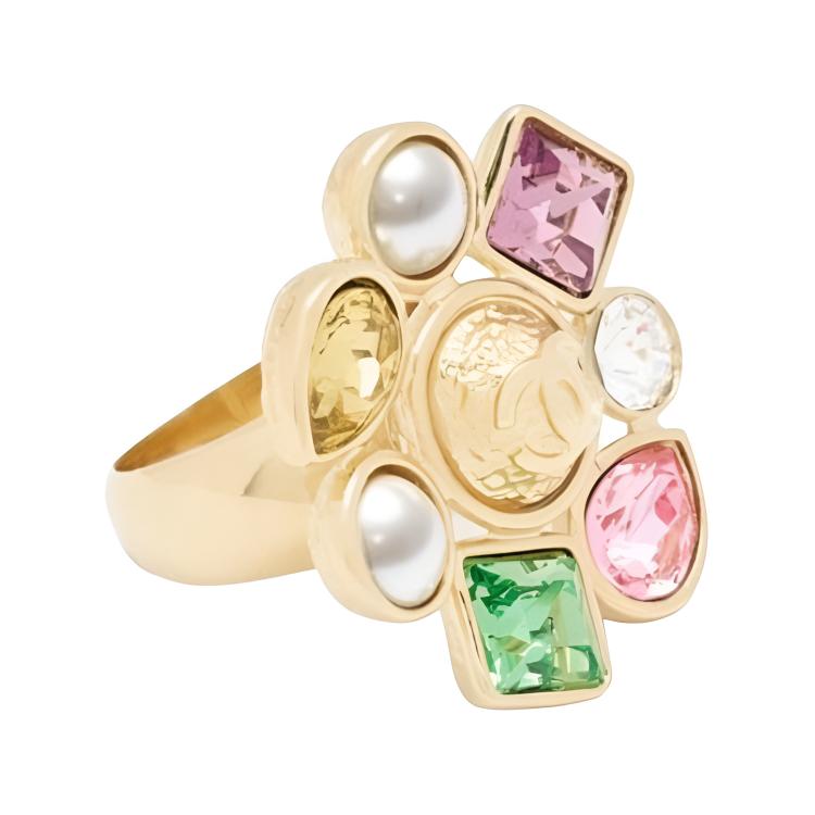 Chanel 26C Early Spring Resort Collection Original Design Ring Women jewelry Gold AB-26C-ABG993