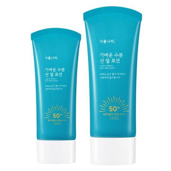 Plant Nara Light Moisture Sun Gel Lotion 140mL Large Capacity Special (80mL+60mL)