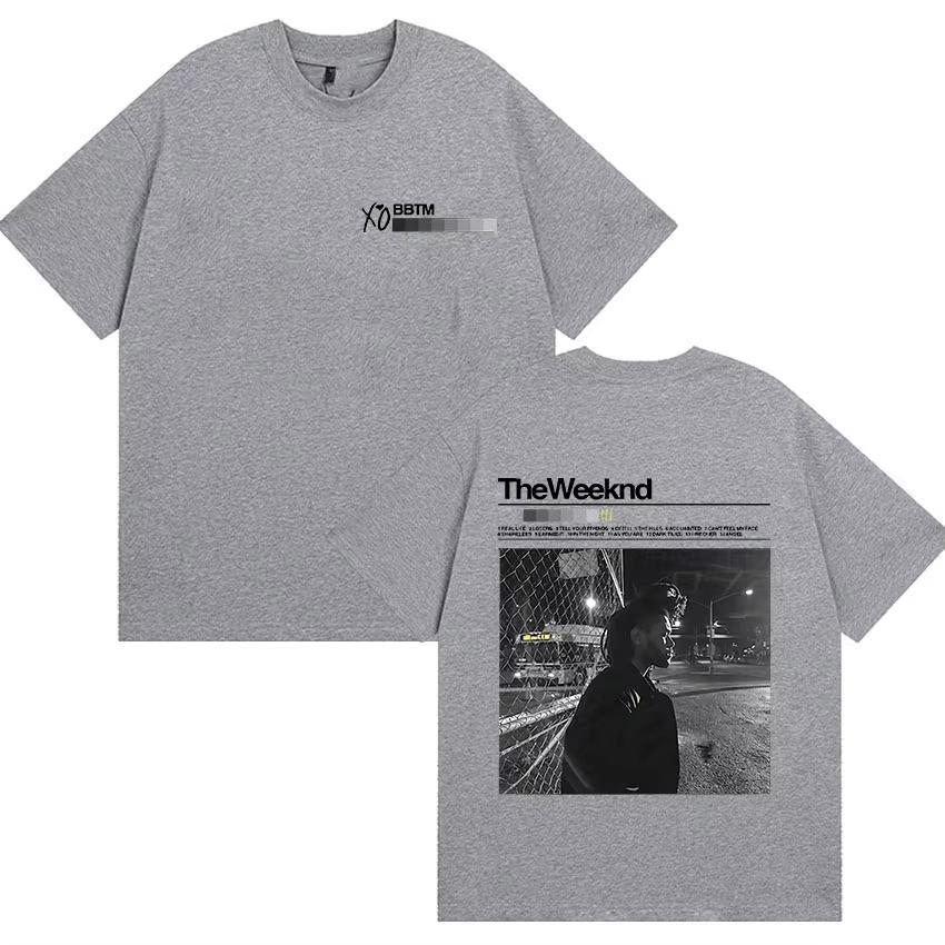 Limited The Weeknd Xo Album 2026 Merch T Shirts Unisexs Retro Style Gothic TShirt Street Hip Hop Oversized Cotton Tees Unisex