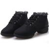 Breathable Mesh Rubber Sole Short Boots Sailor Dance Shoes Lace Up Soft Sole Latin Practice Shoes Teacher Shoes Square Dance Shoes