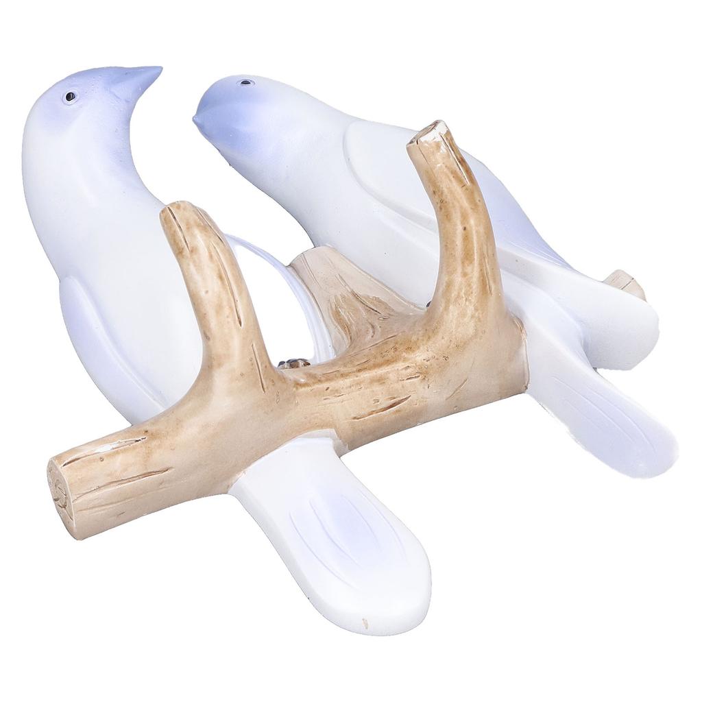 Вешалка для одежды Птицы Водонепроницаемая Настенная Смола Животный стиль Декоративные Птицы на ветке Вешалка Стойка