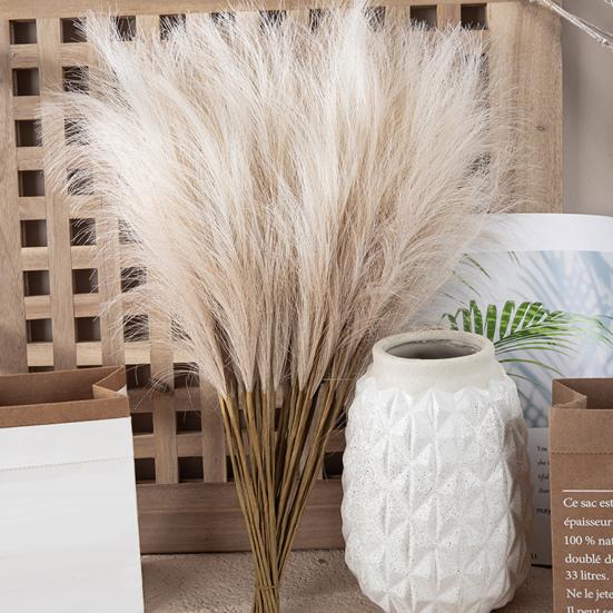 10 шт. искусственная пампасная трава Декор Цветочная композиция Художественная ваза Наполнитель Искусственная помпезная трава Свадебная вечеринка Сцена Композиция Бохо Стиль Украшение дома