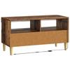 LED TV Stand Reclaimed Wood Engineered Wood